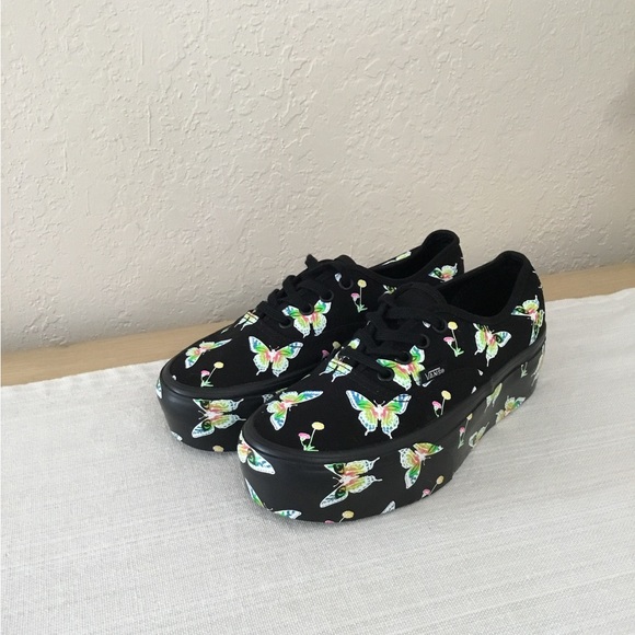 Vans Authentic Stacked Morph Blackout Glow In The Dark Size 6 - Picture 3 of 10